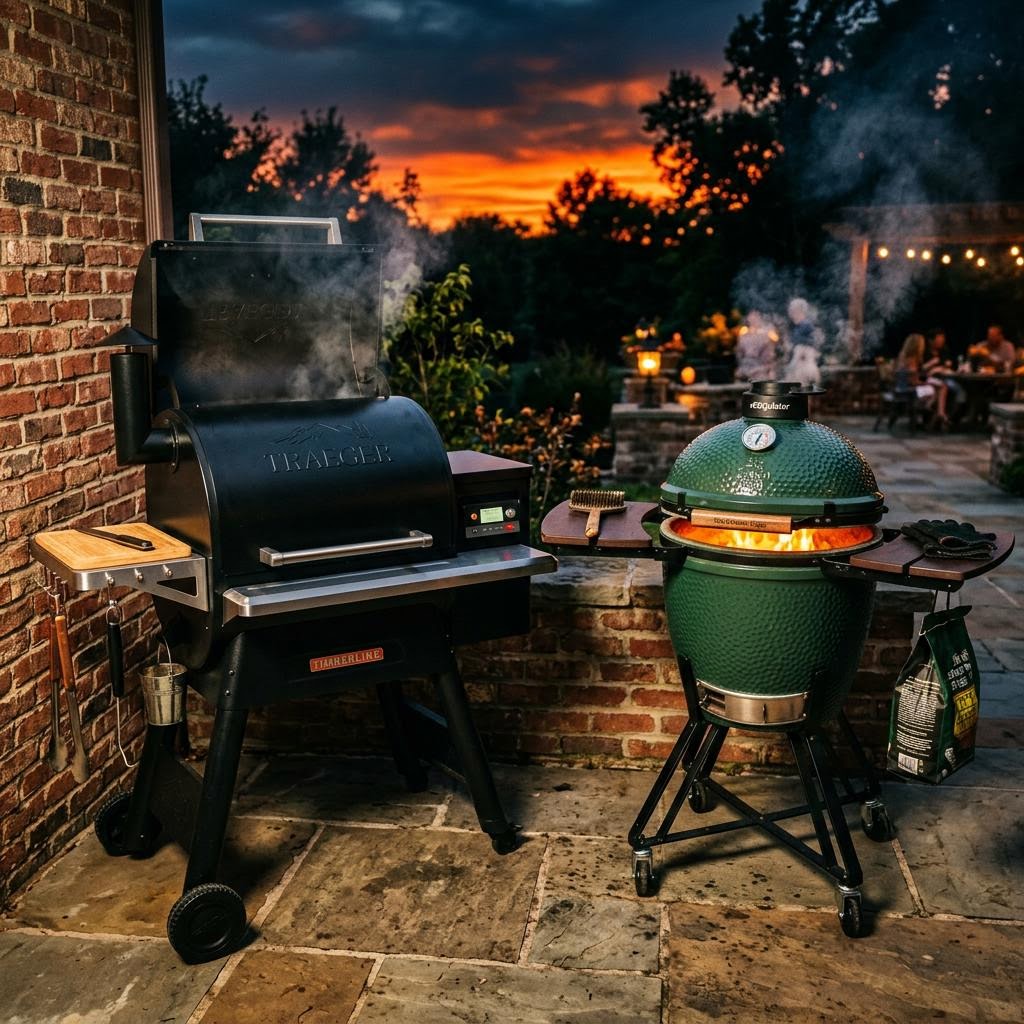 Traeger vs Big Green Egg: Which Grill is Right for You?