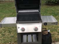 using quality weber grill